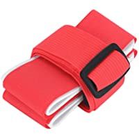 Dilwe Correas de Esquí Soporte de Esquí Ajustable Bandolera de Hombro con Cojín para Snowboard Patineta Estera de Yoga…